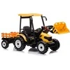 Lean Cars Akumuliatorinis traktorius su priekaba Hercules 24V – geltonas