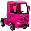 Lean Cars Mercedes Actros rožinis elektromobilis vaikams 4x4