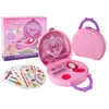Lean Toys Grožio rinkinys vaikams, rožinis lagaminas, Anlily