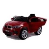 Lean Cars Vaikiškas elektrinis visureigis BMW X6M, nudažytas raudonai
