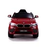 Lean Cars Vaikiškas elektrinis visureigis BMW X6M, nudažytas raudonai