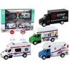 Žaislinių automobilių rinkinys Lean Toys Die-cast City Series
