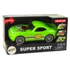 Lean Toys Žalias sportinis automobilis su garsais ir šviesomis