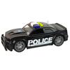Žaislinis policijos automobilis Lean Toys, juodas, 25x9x11 cm