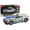 Lean Toys Sidabrinė policijos mašina su šviesomis ir garsais 1:14