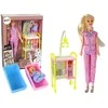 Lean Toys Lėlės rinkinys Daktarė