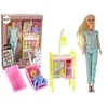 Lean Toys Lėlės rinkinys Daktarė
