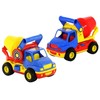 Wader Lean Toys „ConsTruck“ plastikinis sunkvežimių automobilių betono maišytuvas 9692