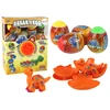 Dinozaurų kiaušinių rinkinys Lean Toys, 9x6,5 cm, 12 vnt.