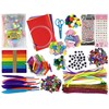 Lean Toys LAIKOMASIS KŪRYBINIS MENINIS RINKINYS DARBAI DIY DĖŽĖJE