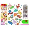 Lean Toys Deimantinės mozaikos lipdukai Dinozaurai