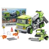 Lean Toys Statybinių mašinų konstruktorius, 369 detalės