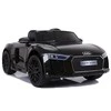 Lean Cars Didelis Audi R8 elektrinis važiuojamasis automobilis JJ2198 juodas