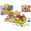 Dinozaurų konstruktorius vaikams Lean Toys