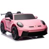 Lean Cars Vaikiškas elektromobilis Porsche GT3 DK-P911, rožinis