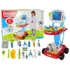 Lean Toys Žaislinis daktaro vežimėlis su priedais, mėlynas
