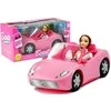 Lean Toys Lėlė keliauja su kabrioletu