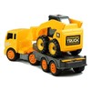 Lean Toys Dvi statybinės mašinos + įrankiai
