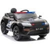 Lean Cars Vaikiškas policijos elektromobilis BLT-201, juodas