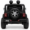 Lean Cars Dvivietis vaikiškas elektromobilis Jeep Rubicon 4x4, juodas