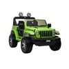 Lean Cars Dvivietis vaikiškas elektromobilis Jeep Rubicon 4x4, žalias