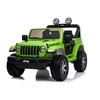 Lean Cars Dvivietis vaikiškas elektromobilis Jeep Rubicon 4x4, žalias
