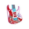 Lean Toys Vaikiška elektrinė gitara su mikrofonu