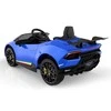 Lean Cars Vienvietis elektromobilis vaikams Lamborghini Huracan, mėlynas