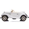Lean Cars Dvivietis elektromobilis Retro Mercedes 540K, baltas