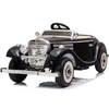 Lean Cars Dvivietis elektromobilis Retro Mercedes 540K, juodas