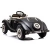 Lean Cars Dvivietis elektromobilis Retro Mercedes 540K, juodas