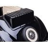 Lean Cars Dvivietis elektromobilis Retro Mercedes 540K, juodas