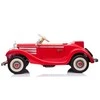 Lean Cars Dvivietis elektromobilis Retro Mercedes 540K, raudonas
