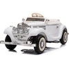 Lean Cars Dvivietis elektromobilis Retro Mercedes 540K, baltas