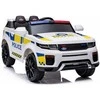 Lean Cars Vienvietis policijos elektromobilis BBH-021, baltas