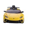 Lean Cars Vienvietis elektromobilis vaikams Lamborghini Huracan, geltonas