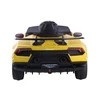 Lean Cars Vienvietis elektromobilis vaikams Lamborghini Huracan, geltonas