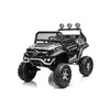 Lean Cars Dvivietis elektromobilis vaikams LeanToys Unimog S, juodas