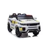 Lean Cars Vienvietis policijos elektromobilis BBH-021, baltas