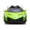 Lean Cars Lamborghini Veneno elektrinis žalias automobilis