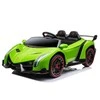 Lean Cars Lamborghini Veneno elektrinis žalias automobilis