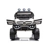 Lean Cars Vienvietis vaikiškas elektromobilis Mercedes Unimog S, baltas