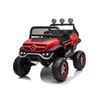 Lean Cars Vaikiškas elektrinis visureigis Mercedes Unimog S, raudonas