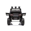 Lean Cars Vaikiškas elektrinis visureigis Mercedes Unimog S, juodas