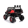Lean Cars Vaikiškas elektrinis visureigis Mercedes Unimog S, raudonas
