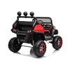 Lean Cars Vaikiškas elektrinis visureigis Mercedes Unimog S, raudonas