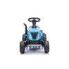 Lean Cars Traktor Na Akumuliatorius su Przyczepą A009 Mėlyna