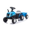 Lean Cars Traktor Na Akumuliatorius su Przyczepą A009 Mėlyna