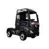 Lean Cars Vaikiškas elektromobilis sunkvežimis Mercedes Actros juodas lakuotas su MP4