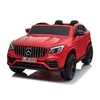 Lean Cars Akumuliatorinis automobilis vaikams „Mercedes GLC 63S QLS“, raudonos spalvos